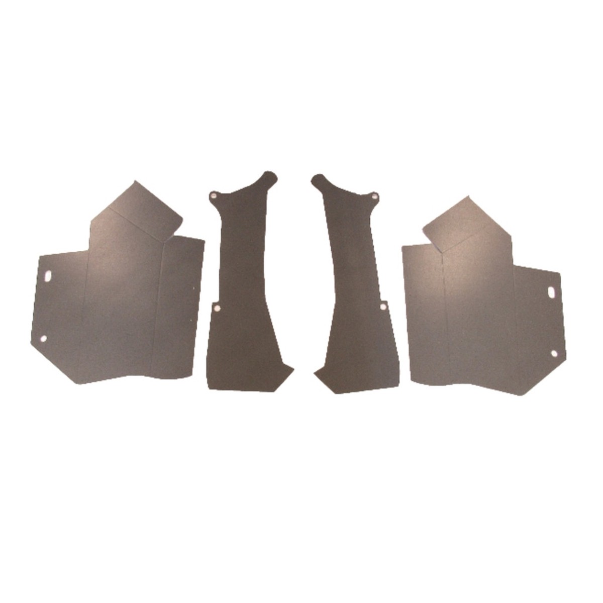 Trunk Side Panel Board 4pc for 1962 Plymouth Sport Fury 2 Door Convertible Gray