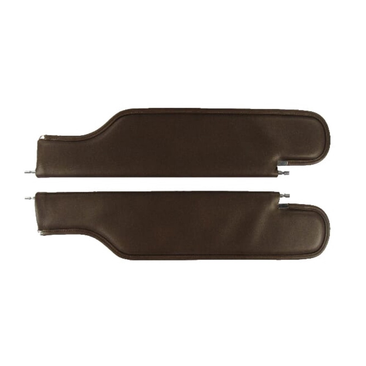 Sun Visor for 1968-1972 Chevrolet Chevelle 2 Door Convertible CardboardFiberboard Madrid Black Madrid Vinyl 2 Piece
