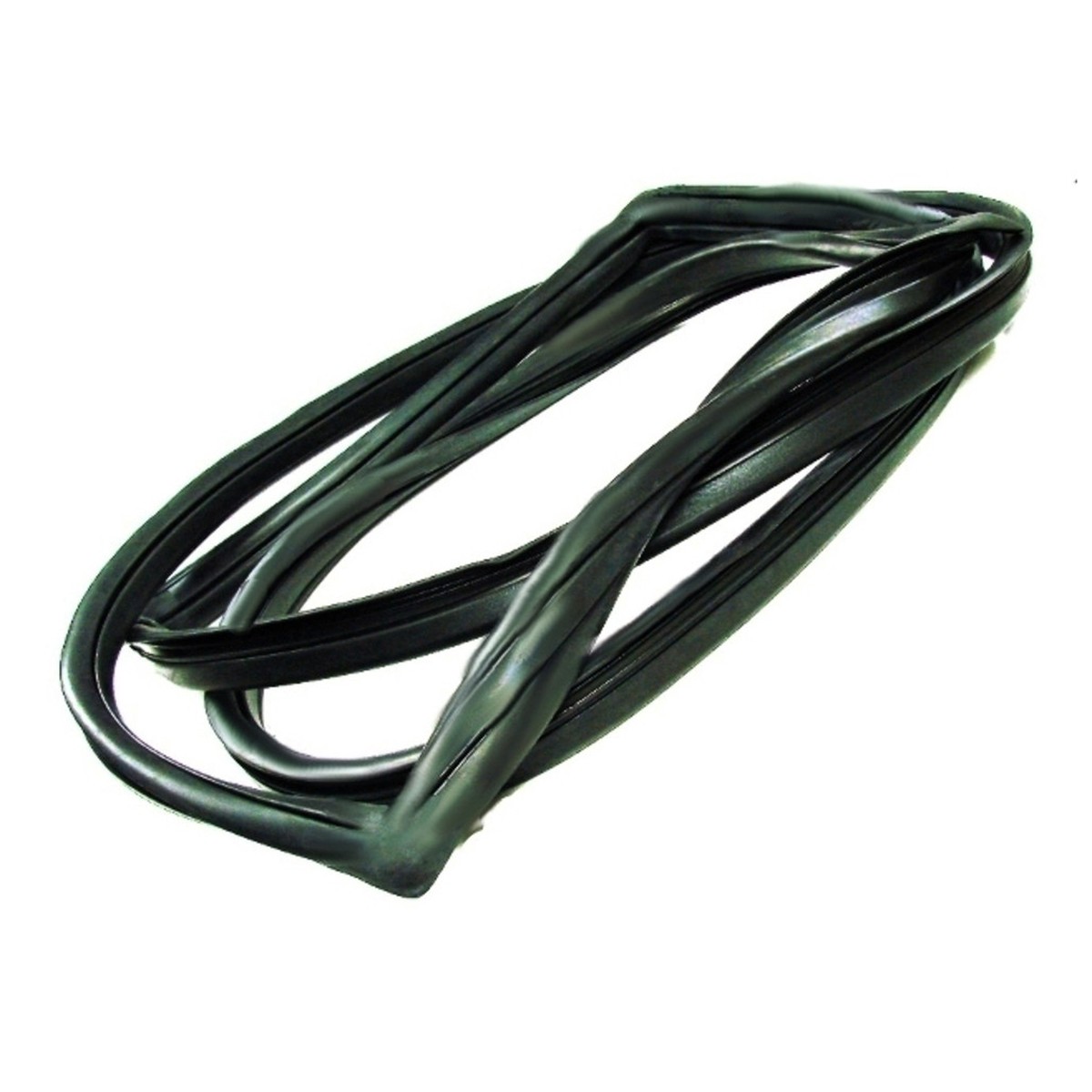 Windshield Rubber Weatherstrip Seal w Trim Groove for Lockstrip for 67-76 Ford