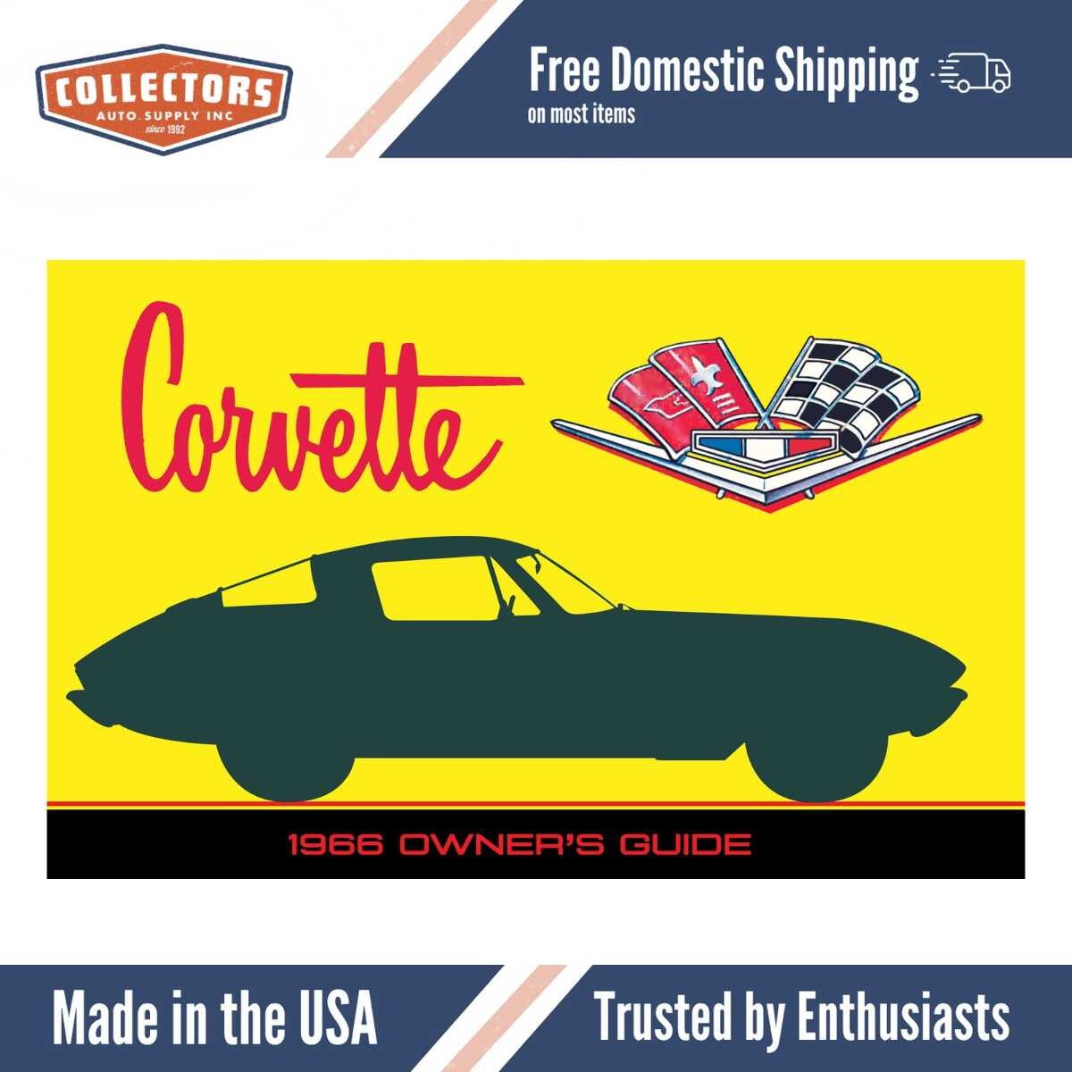 1966 Chevrolet Corvette Owners Manual - COLOR