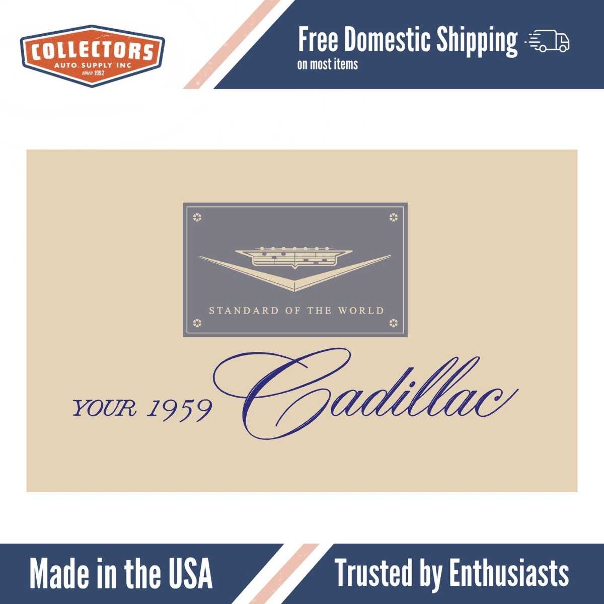 1959 Cadillac Owners Manual