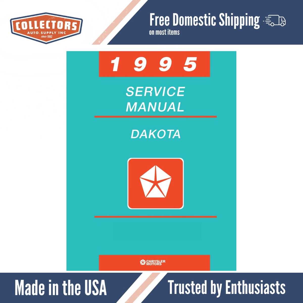 1995 Dodge Dakota Truck Shop Manual