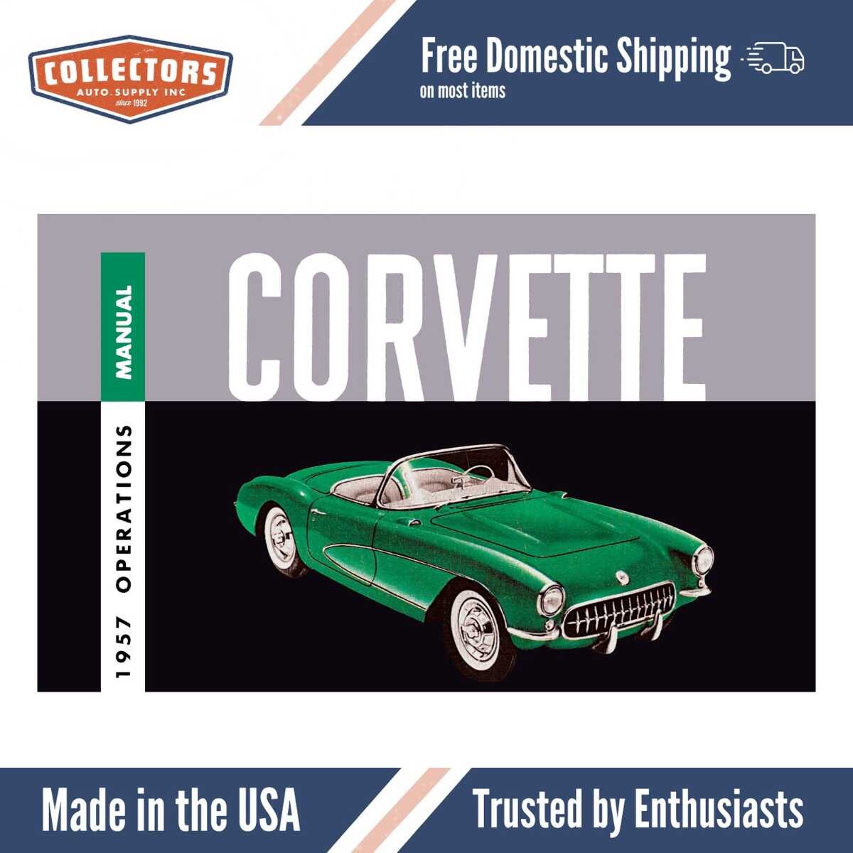 1957 Chevrolet Corvette Owners Manual