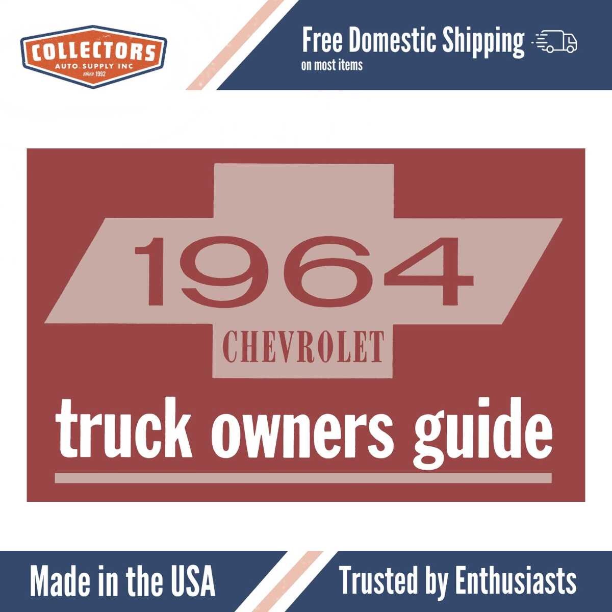 1964 Chevy Truck Owners Manual
