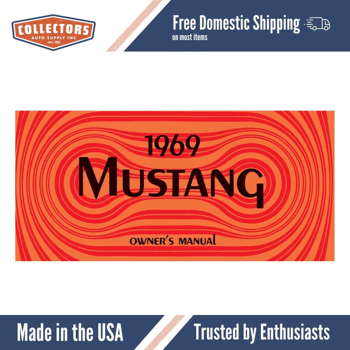 1969 Mustang Owners Manual - COLOR