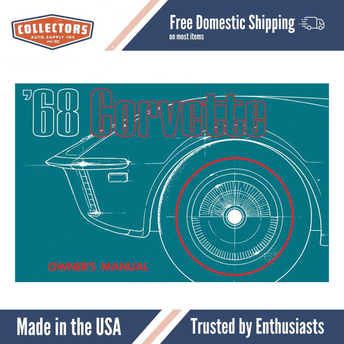 1968 Chevrolet Corvette Owners Manual
