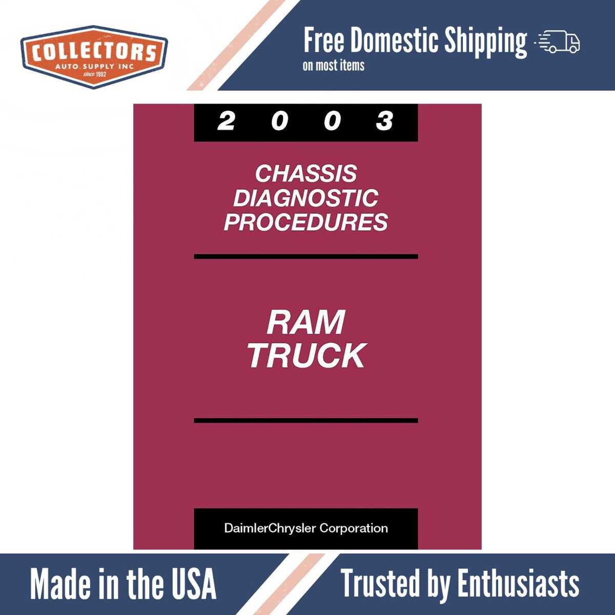2003 Dodge Ram Truck Chassis Diagnostic Procedures