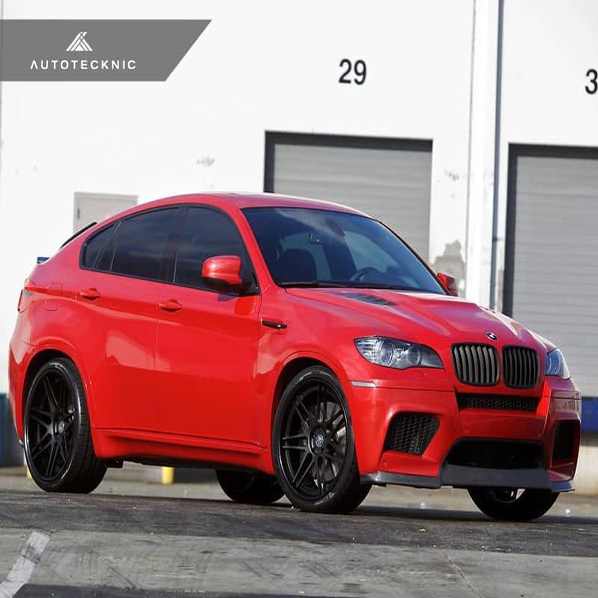 AutoTecknic Stealth Black Front Grille Set - E70 M E71 M
