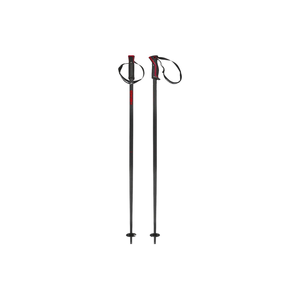 Frontside Ski Pole - Black Red Black125