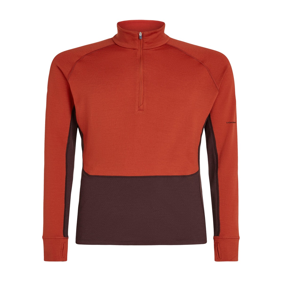 MenS 260 Zoneknit Long Sleeve Half Zip - Red RedL