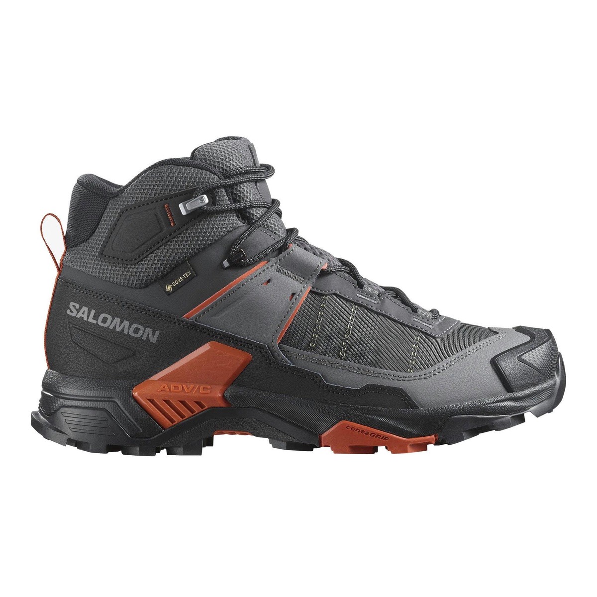 MenS X Ultra 5 Mid Gore-Tex Hiking Boots - Black BlackUk10Eu445
