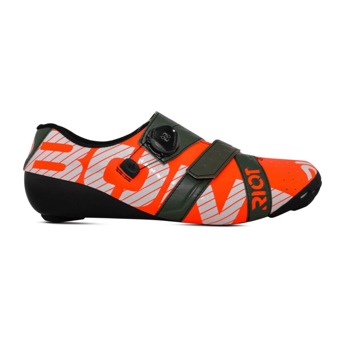 Bont Cycling Riot Road Boa Shoes Limecharcoal46