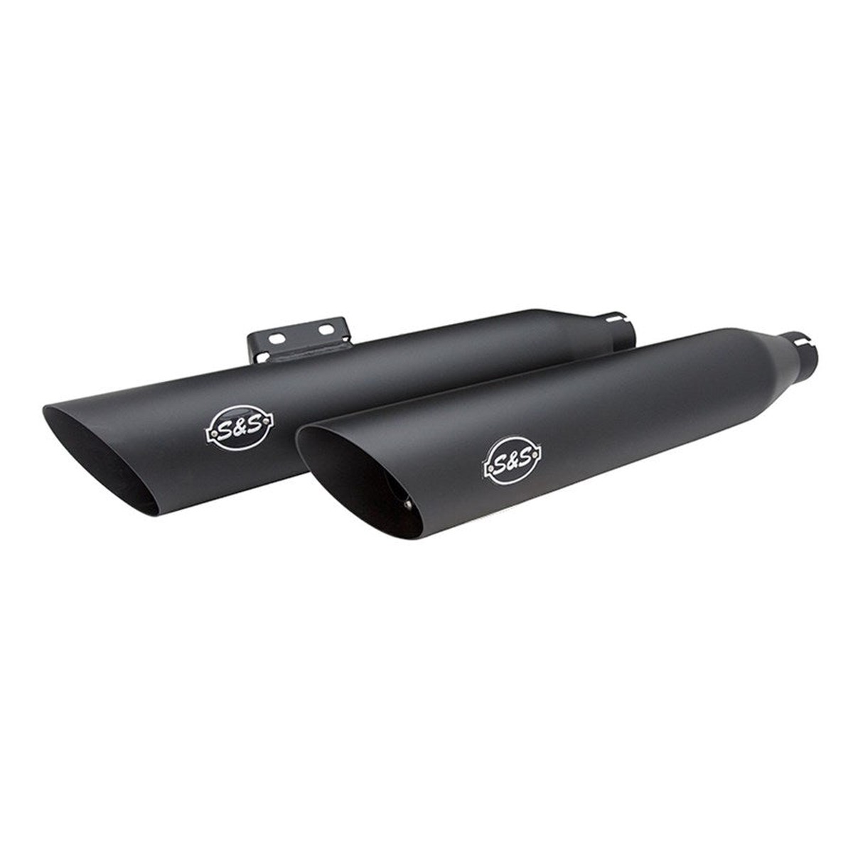 Slash Cut Race Slip-On Mufflers For Fatboy Lowrider and Breakout models