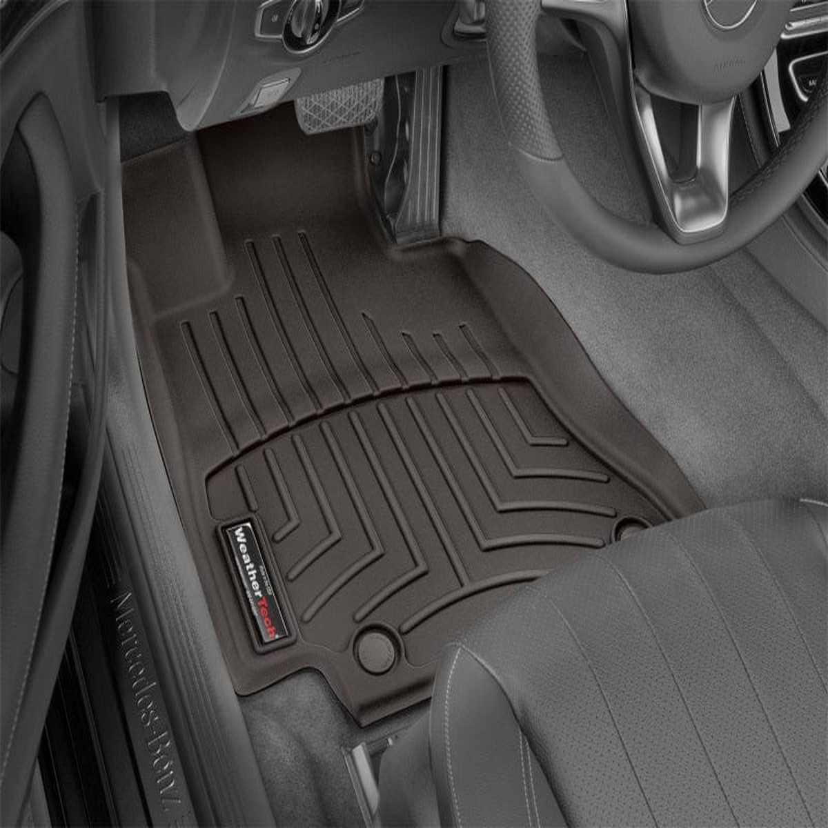 WeatherTech 2023 Mercedes-Benz EQE (Incl AMG) Front FloorLiner - Cocoa
