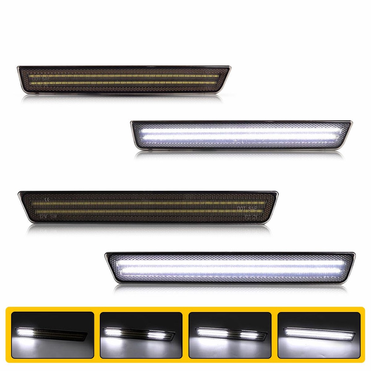 Front LED Side Marker Light for Dodge Challenger 2015-2022 Dynamic
