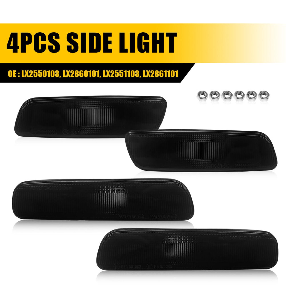 LED Side Marker Light for Lexus IS300 2001-2005 Smoked Lens Parking Light