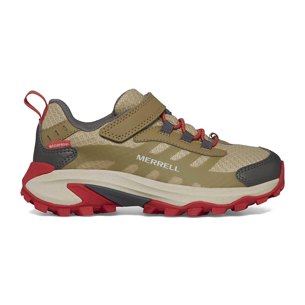 Kids Moab Speed 2 Low AC Waterproof Shoes - Red RedUk6Eu39