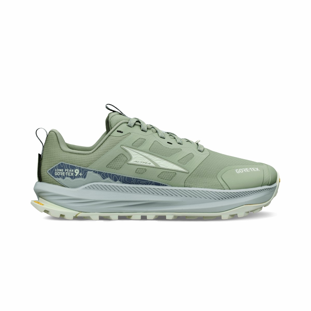 WomenS Lone Peak 9 Gore-Tex Shoes - Green GreenUk5Eu38