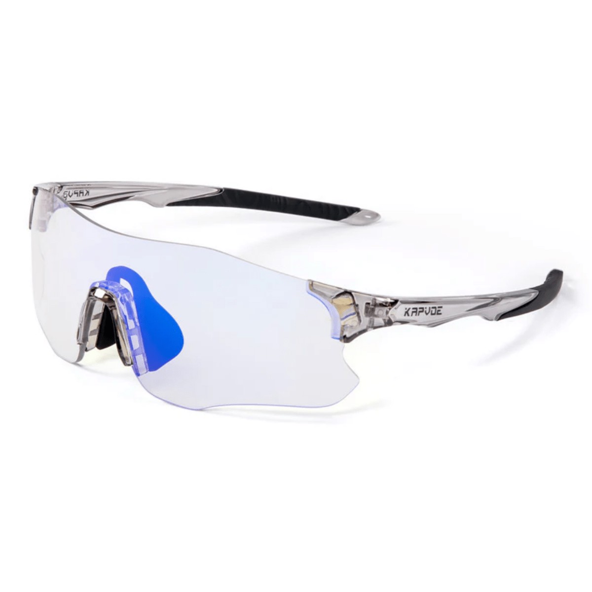Kapvoe K1129 Color Photochromic Running Sports Sunglasses Redclear