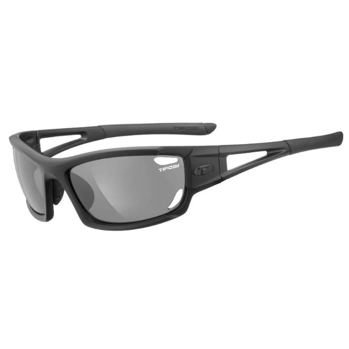 Tifosi Dolomite 20 Sunglasses MatteBlackInterchangeSmokeacRedclear