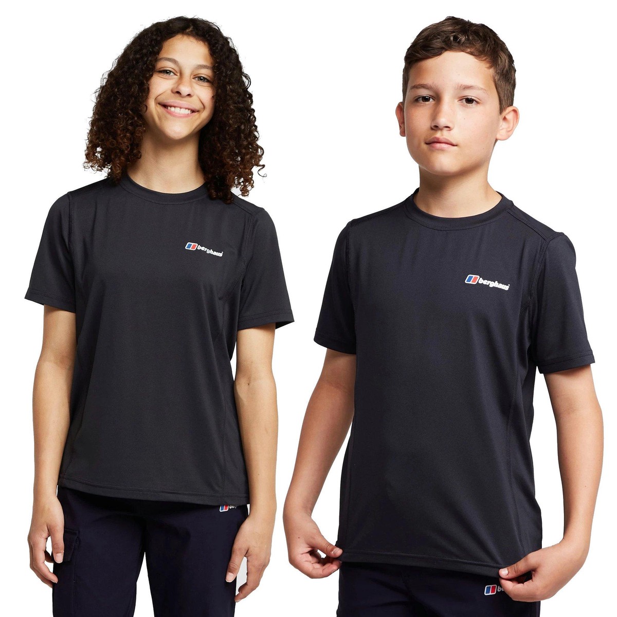Kids Logo Tech T-Shirt - Black Black11-12