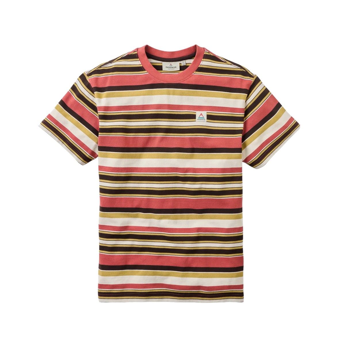 MenS Wild Pine Stripe T-Shirt - Red RedM