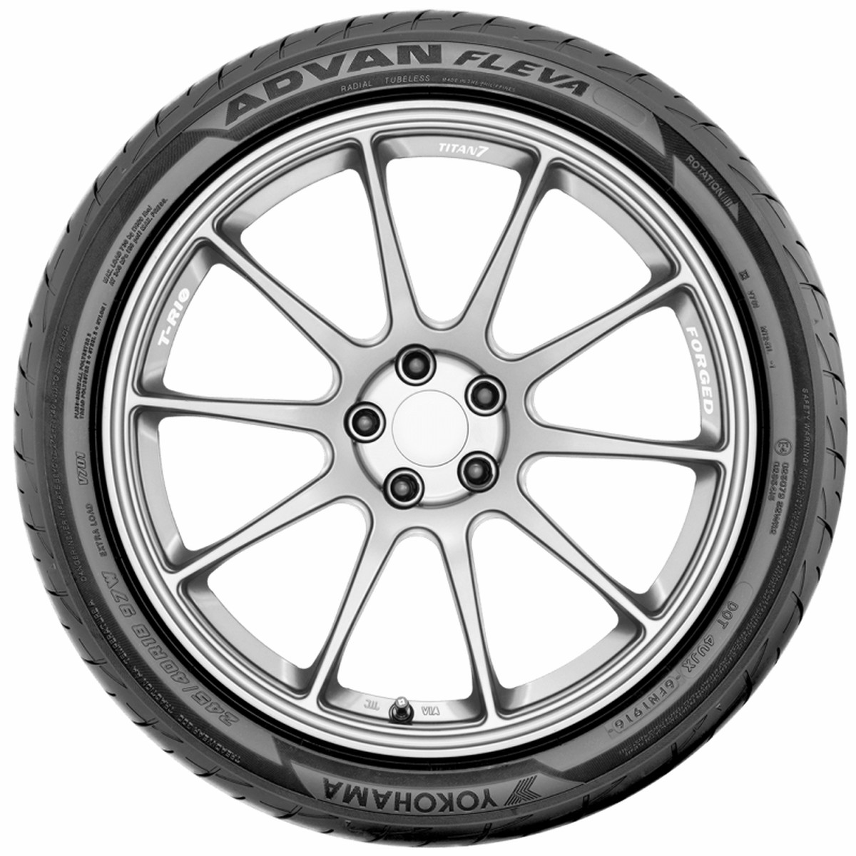 Yokohama Advan Fleva V701 Tire - 24545R18 100W