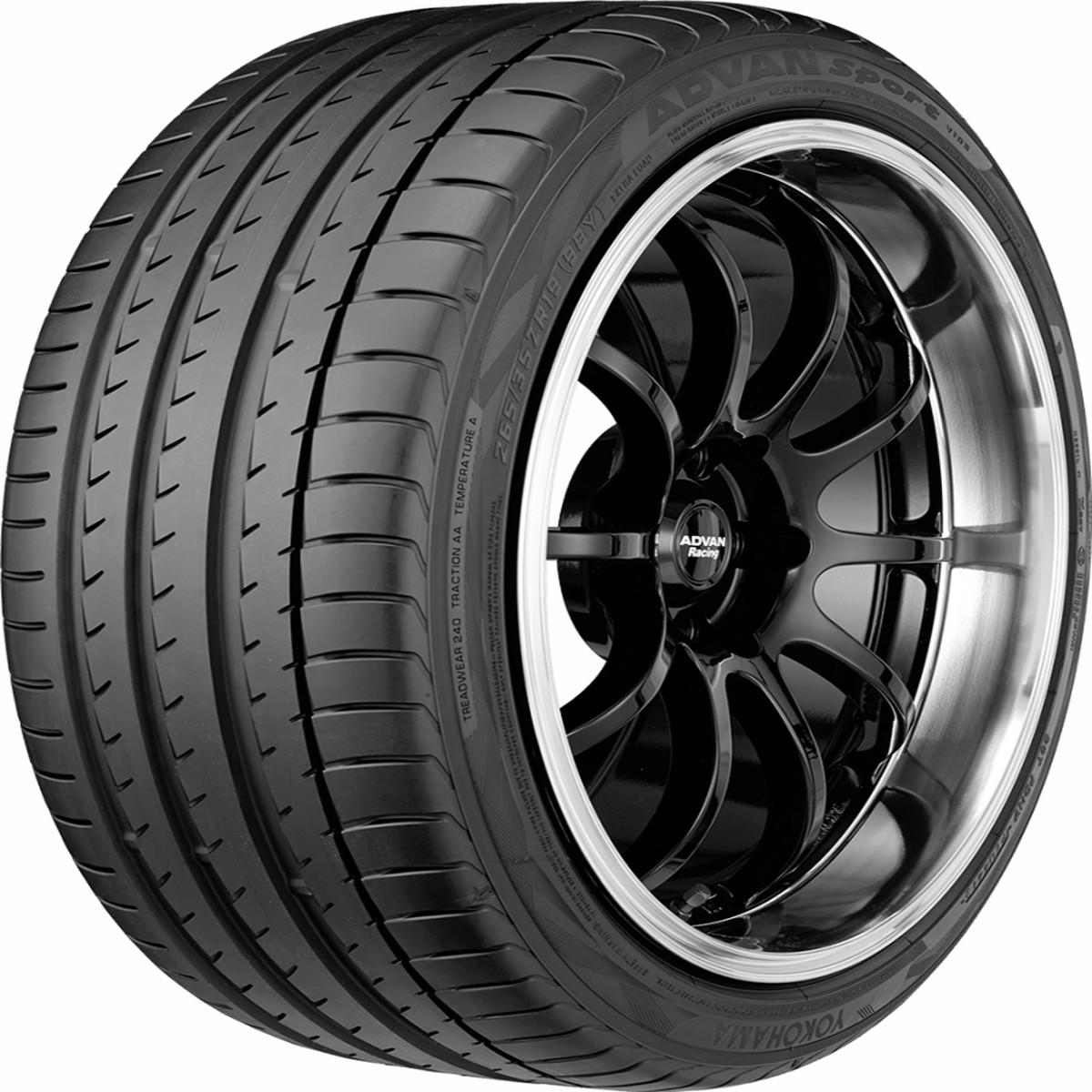 Yokohama Advan Sport V105W Tire - 29535ZR20 105Y