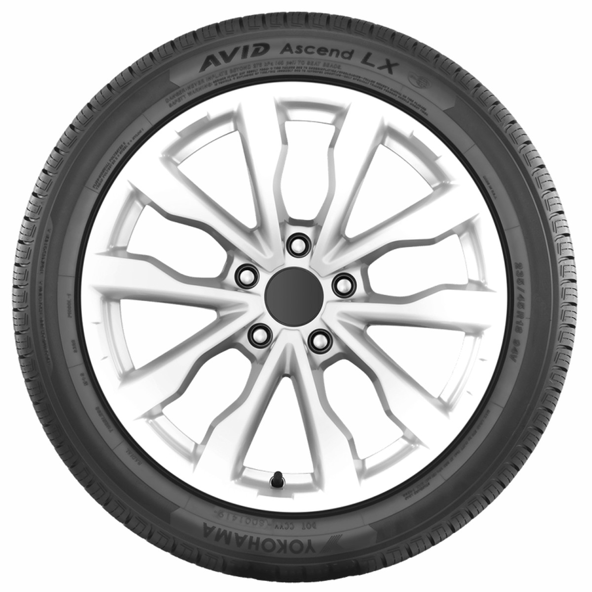 Yokohama Avid Ascend LX Tire - 22550R17 94V