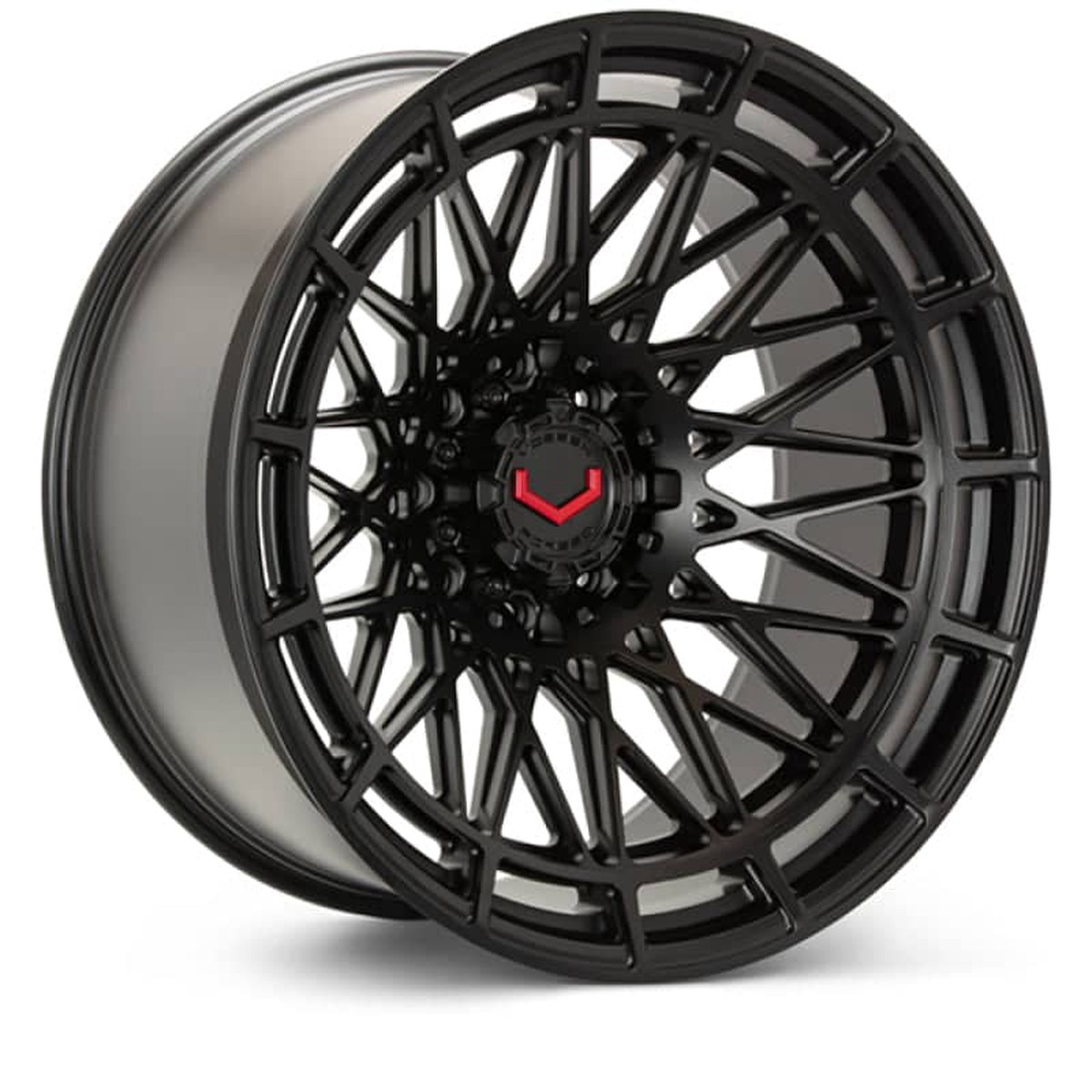 Vossen LCX-03 22x12 - 6x1397 - ET44 - Ultra Deep - 781 - Satin Black Wheel