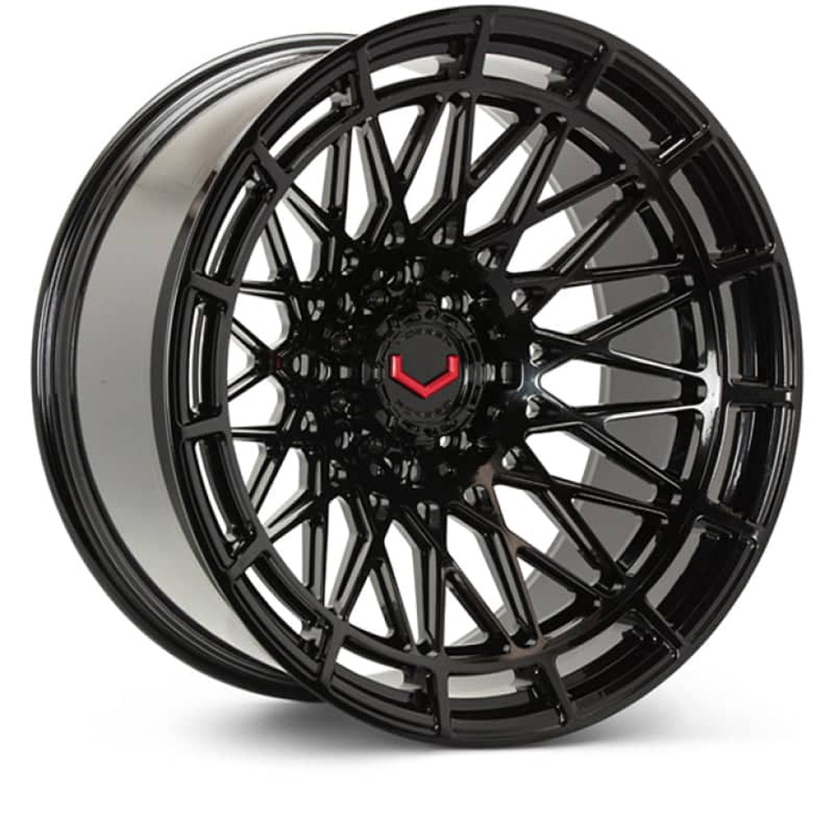 Vossen LCX-03 24x12 - 6x135 - ET44 - Ultra Deep - 871 - Gloss Black Wheel