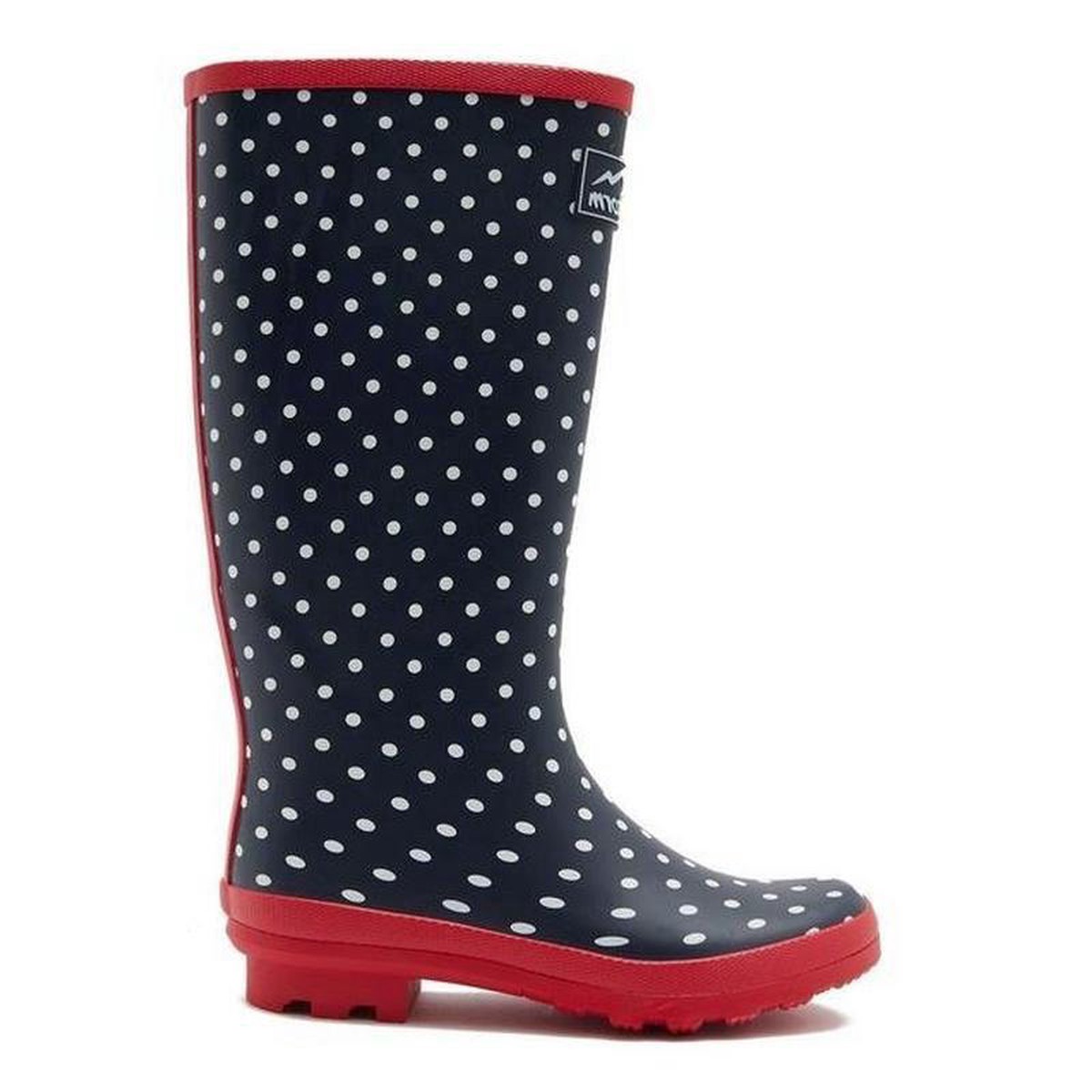WomenS Wellington Spot Tall - Navy NavyUk7Eu41