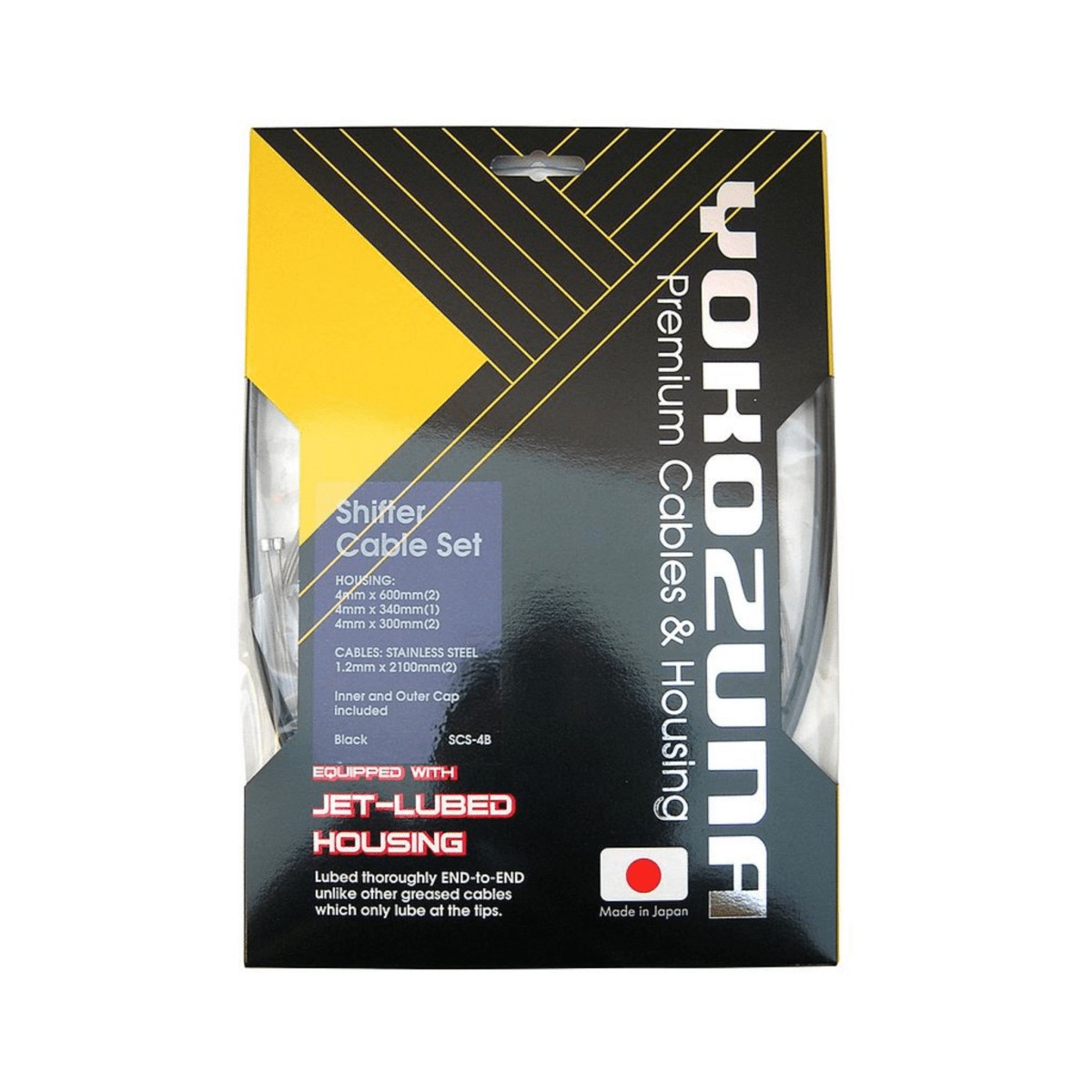 Yokozuna 4Mm ShimanoSram Shift Housing Kit Black
