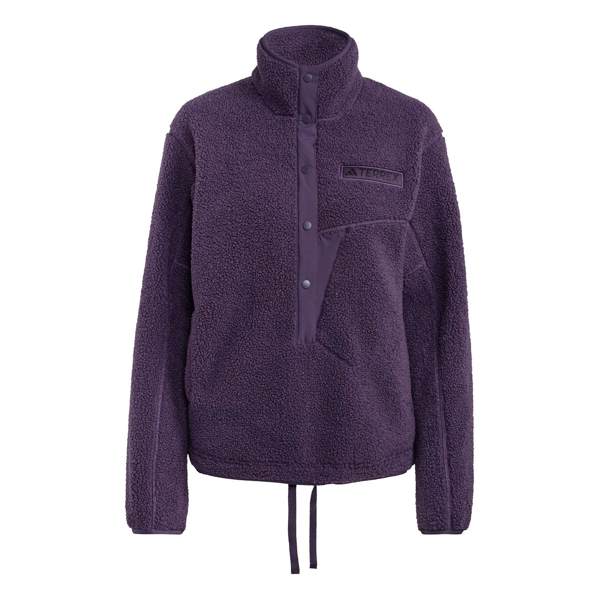 WomenS Xploric High Pile Snap Fleece - Purple PurpleXs