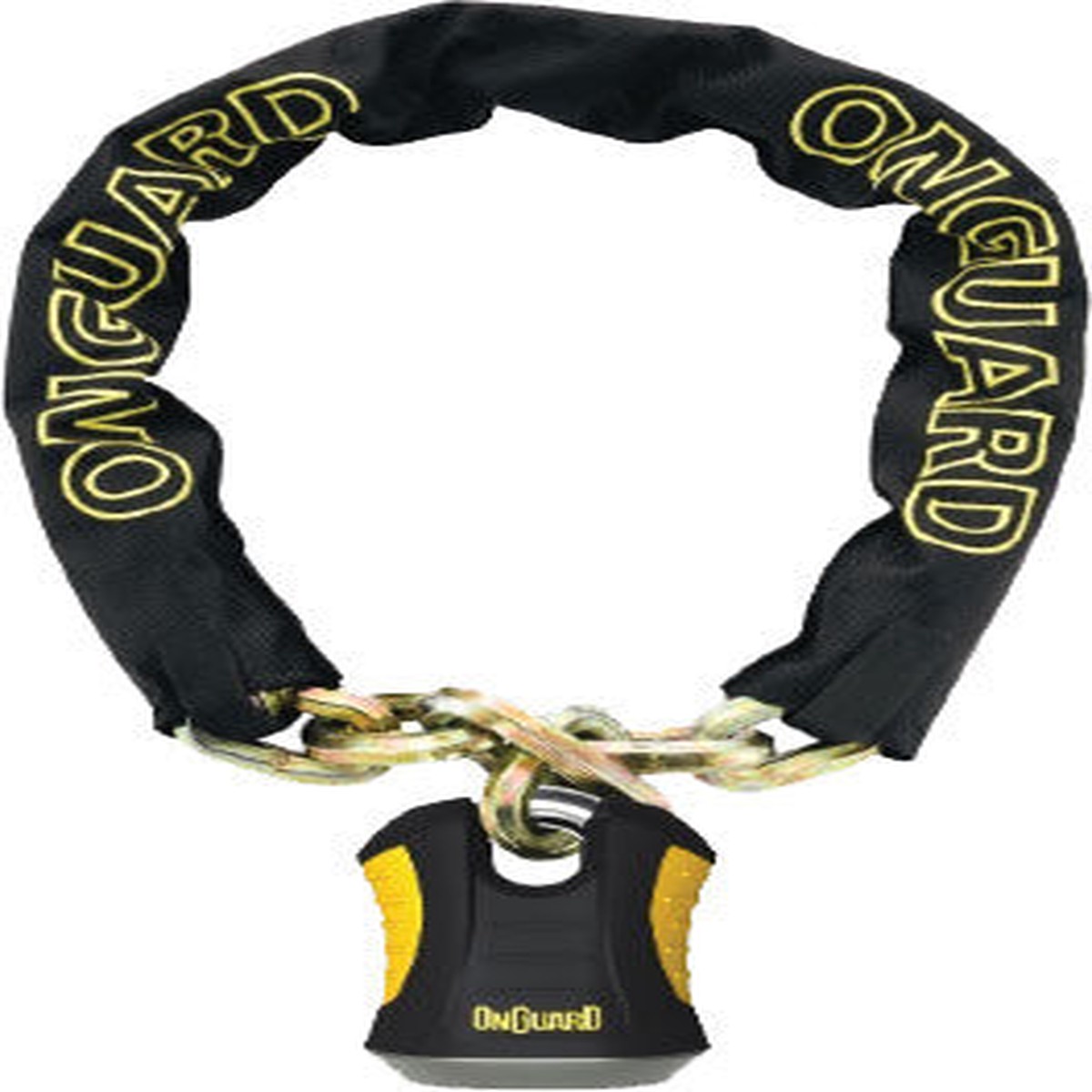 Beast 8018 Chain With Keyed Padlock BlackYellow 6 Ft