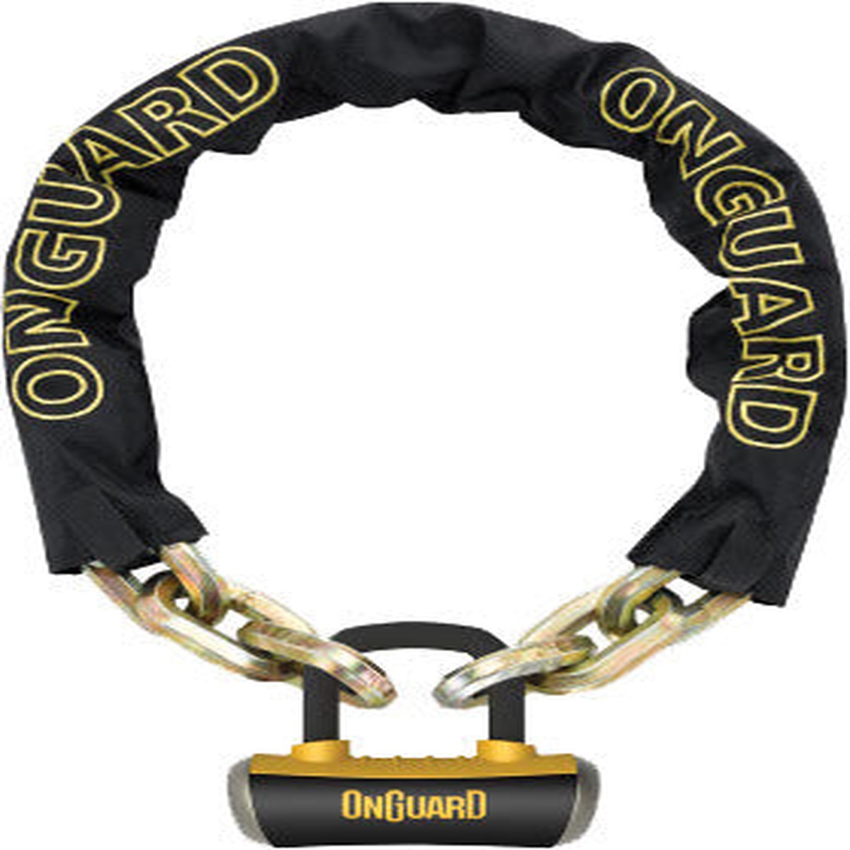 OnGuard Beast 8016l Chain With U Lock BlackYellow 6 Ft