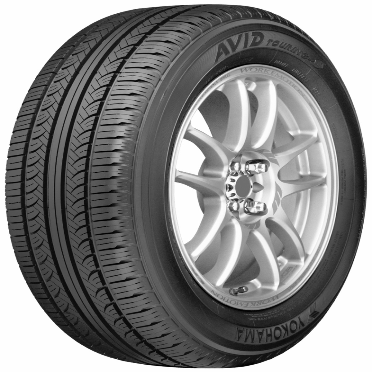 Yokohama Avid S34PV Tire - 22545R17 91H