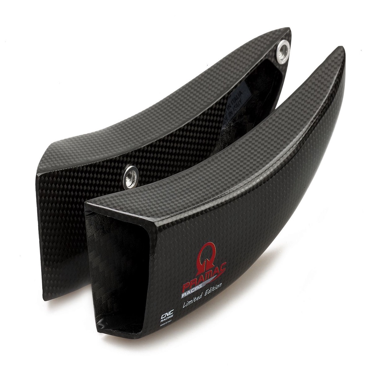 ZA701PR - CNC RACING Ducati Hypermotard Scrambler Carbon Front Brake Cooler GP Ducts (Pramac edition)
