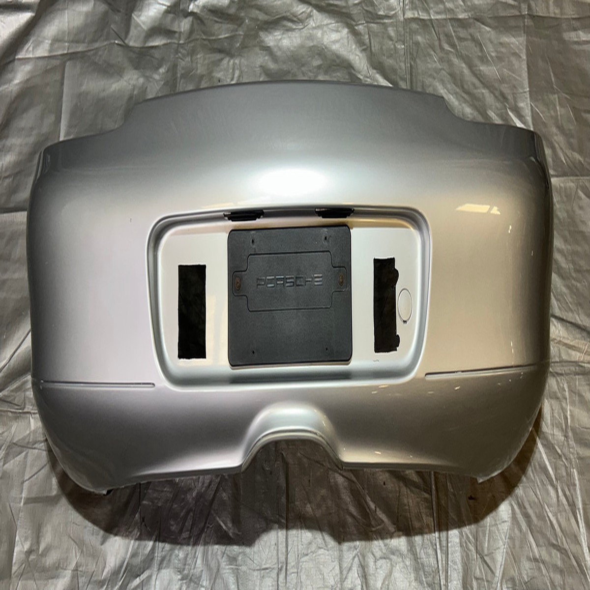 1997-2002 Porsche 986 Boxster OEM Rear Bumper Cover Arctic Silver Metallic B