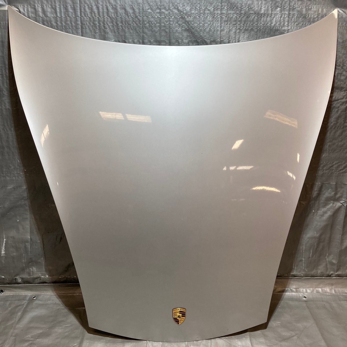 1997-2004 Porsche 986 Boxster 996 911 Hood Panel w Emblem Arctic Silver Metallic B