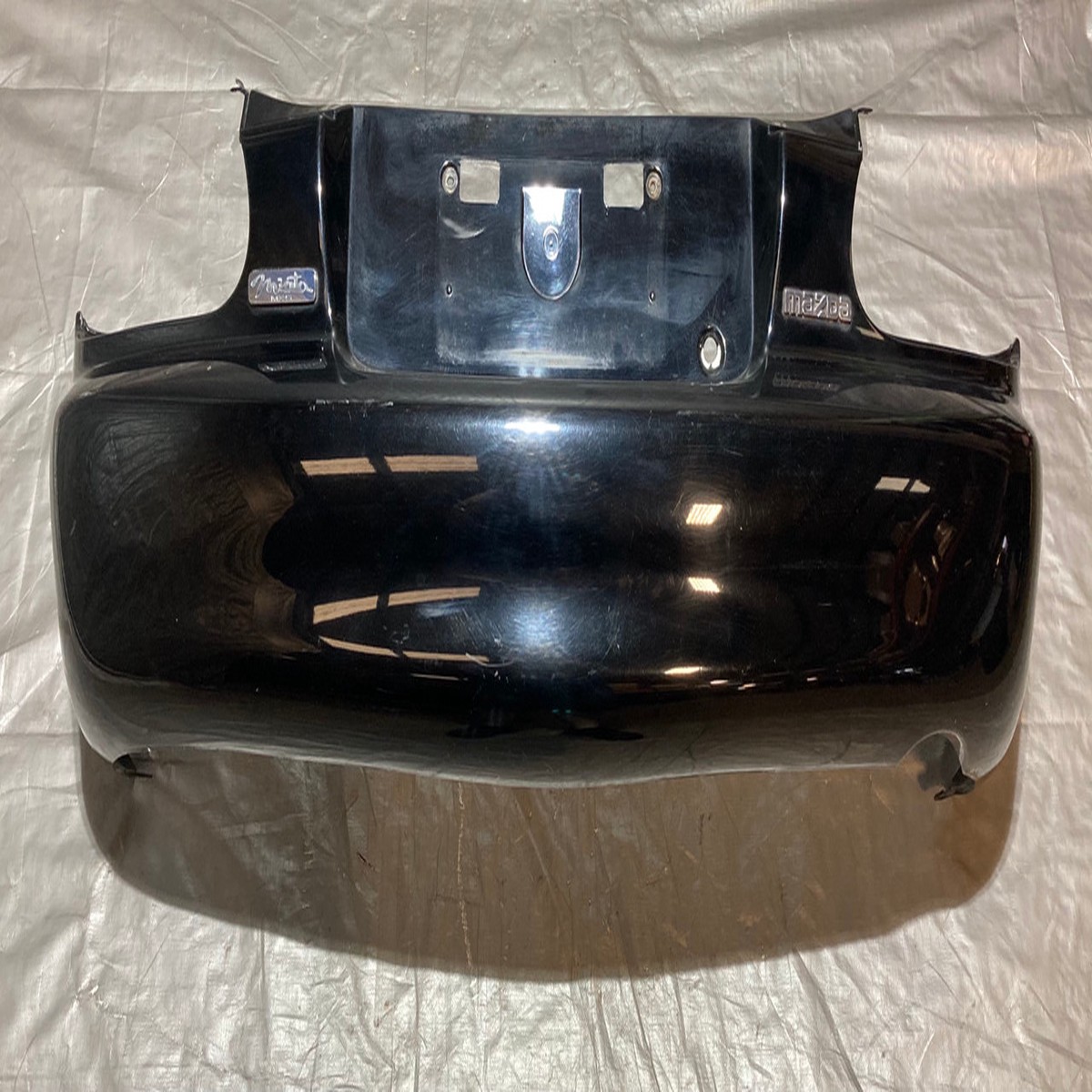 1999-2005 Mazda Miata Rear Bumper Cover Brilliant Black NB251