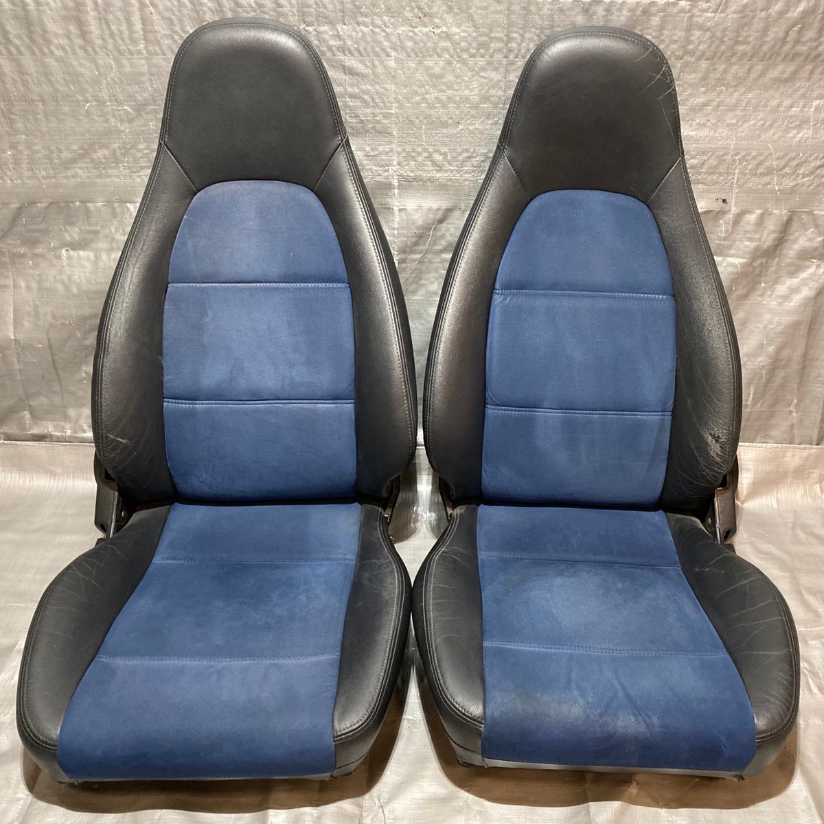 1999 Mazda Miata 10th Anniversary Edition 10AE Seats Blue Suede Pair NB230