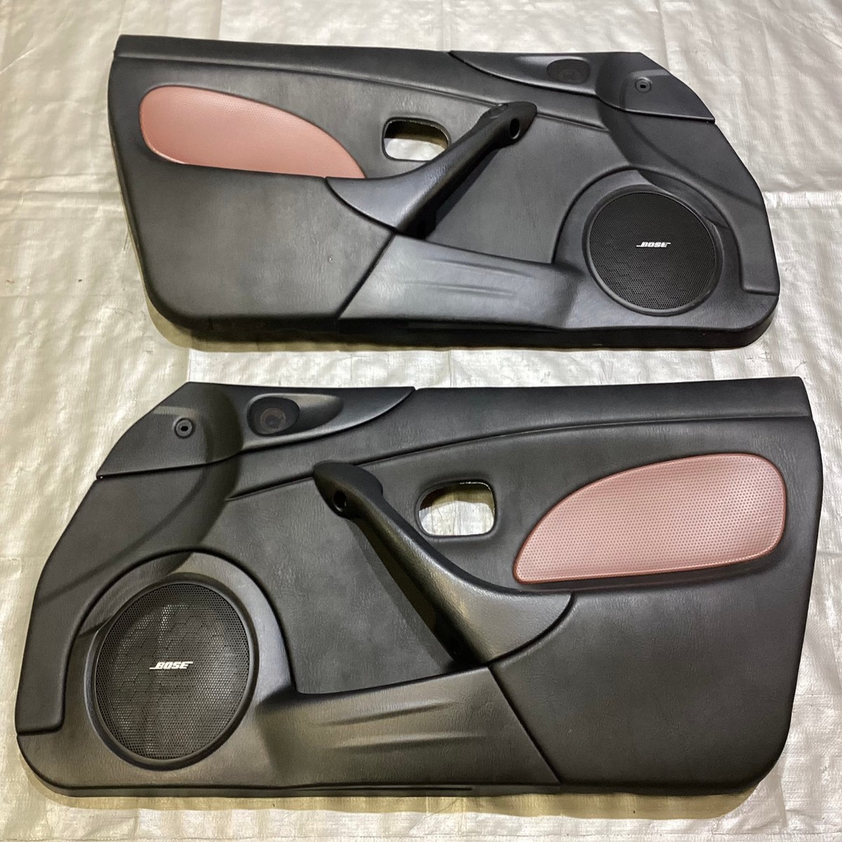 2002 Mazda Miata 02SE Interior Door Panels Pair Saddle Brown Fits 01-05 NB249