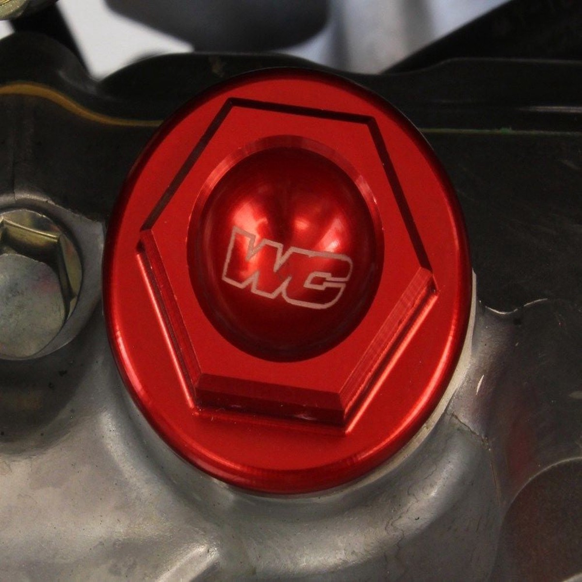 Works Connection Works Connection Red Oil Filler Plug Honda CRF150F CRF250R CRF450R 24-070