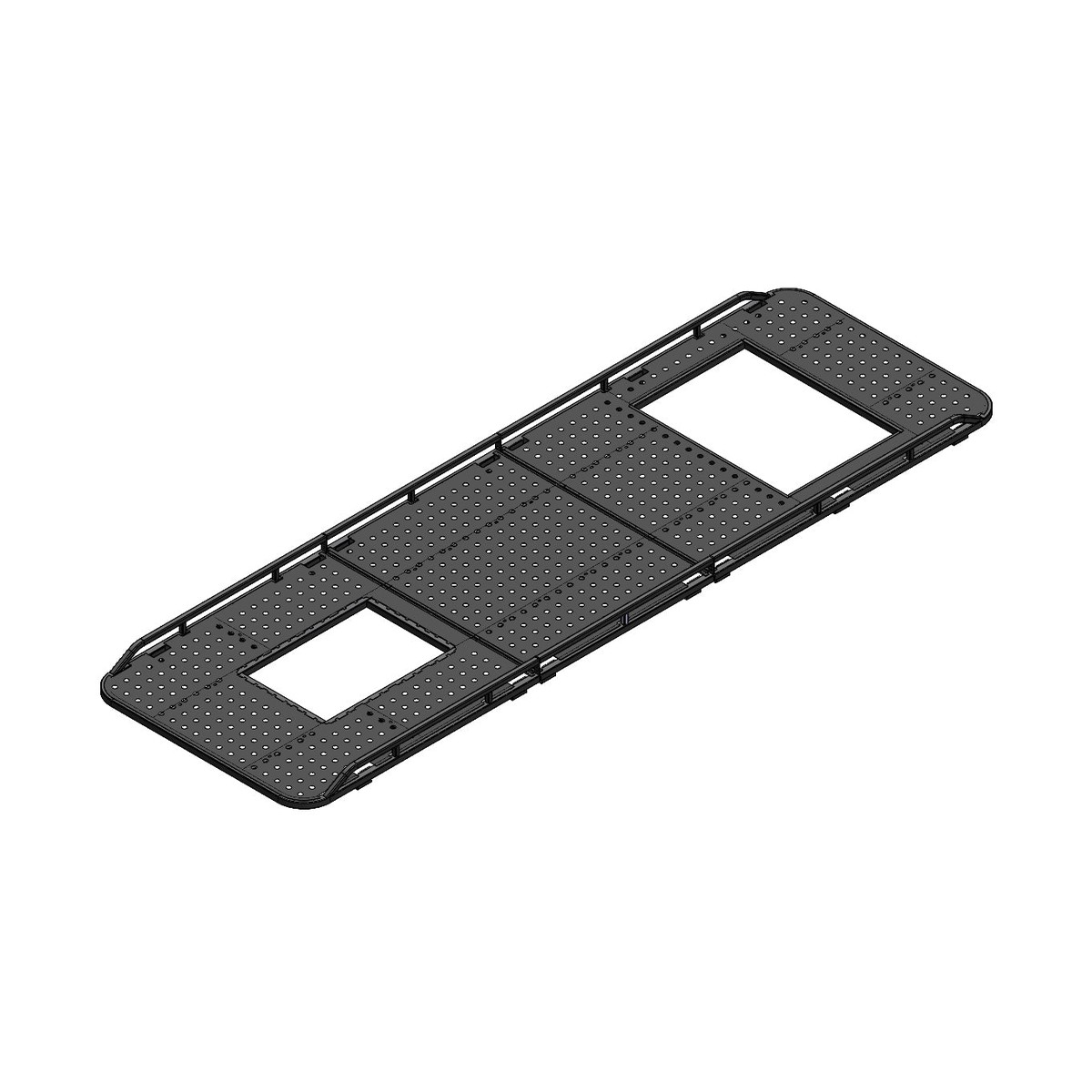 170 EX Sprinter Roof Rack - Forward Dometic AC and Rear Vent