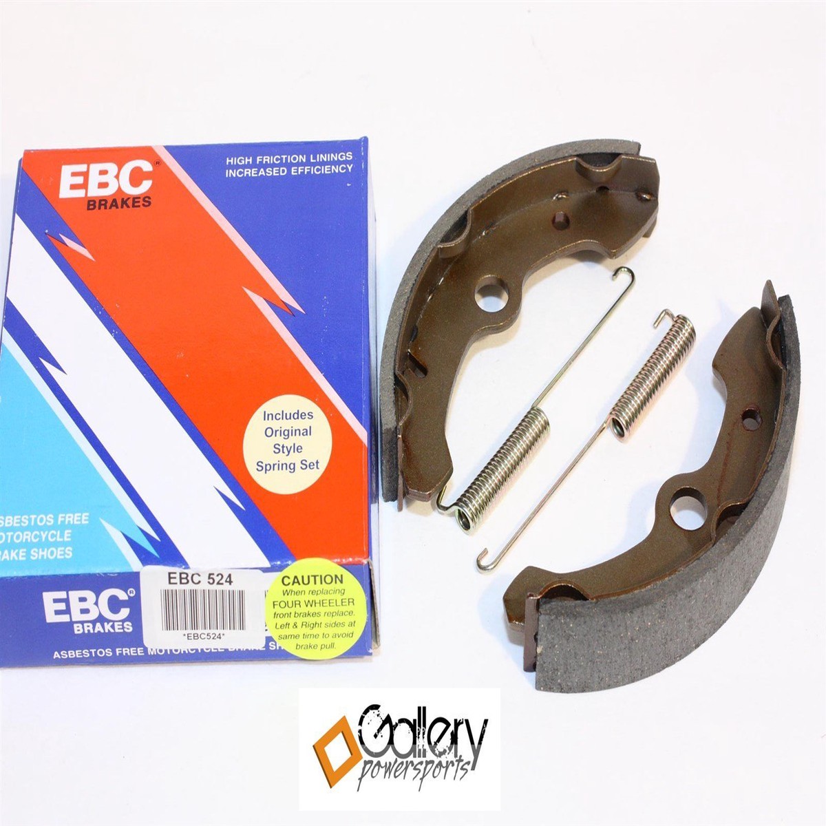 YAMAHA YFM350 BIG BEAR 1989-1998 FRONT EBC BRAKE SHOES