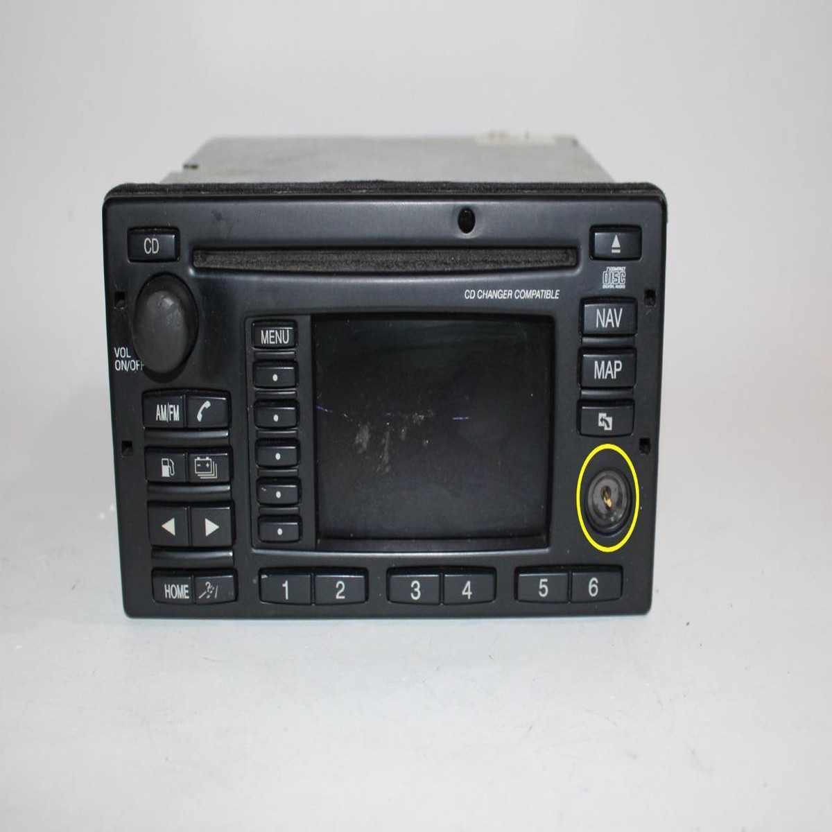 2006-2007 FORD ESCAPE MARINER RADIO STEREO NAVIGATION CD PLAYER 6M6T-18K931-AE