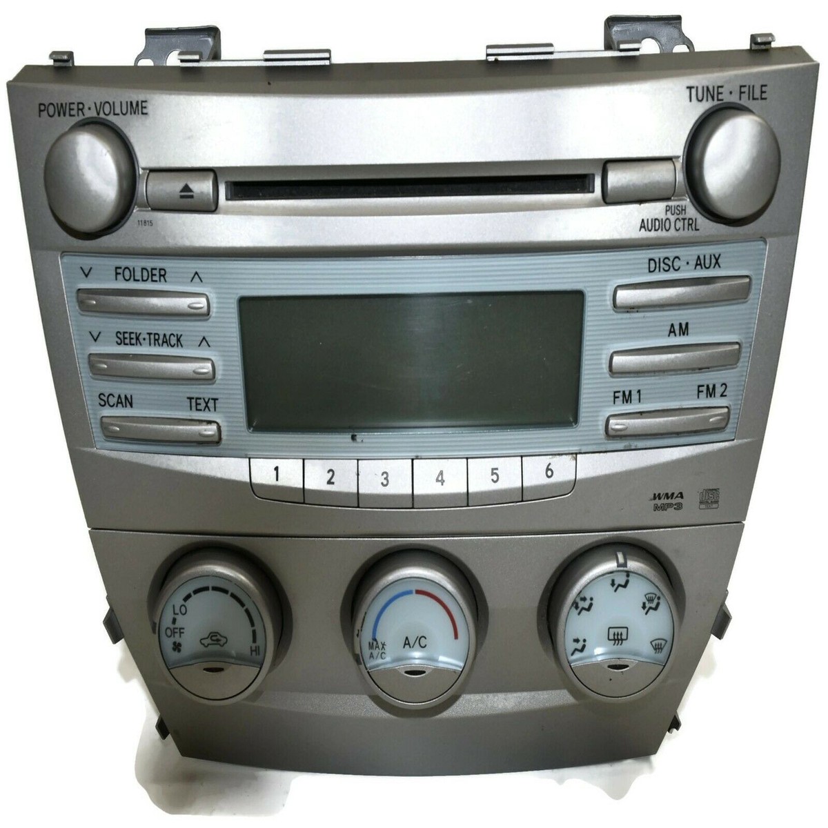 2007-2010 Toyota Camry Climate Control Radio Stereo Cd Player 86120-06180