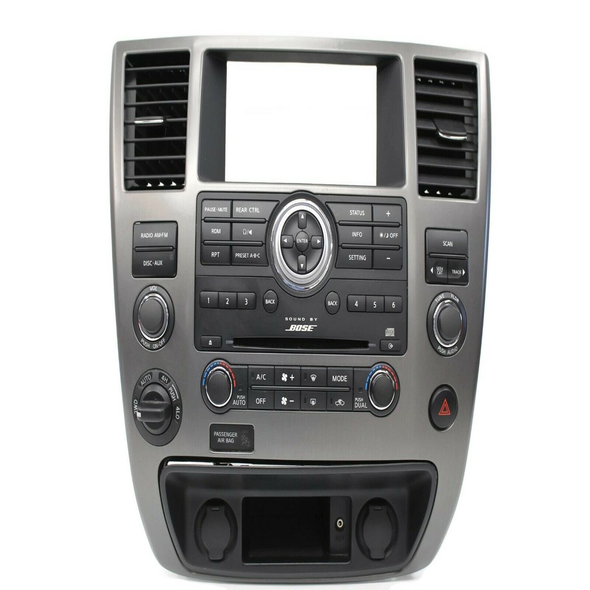 2008-2012 Nissan Armada Radio Stereo Climate Control CD Player 25915-9GA2D