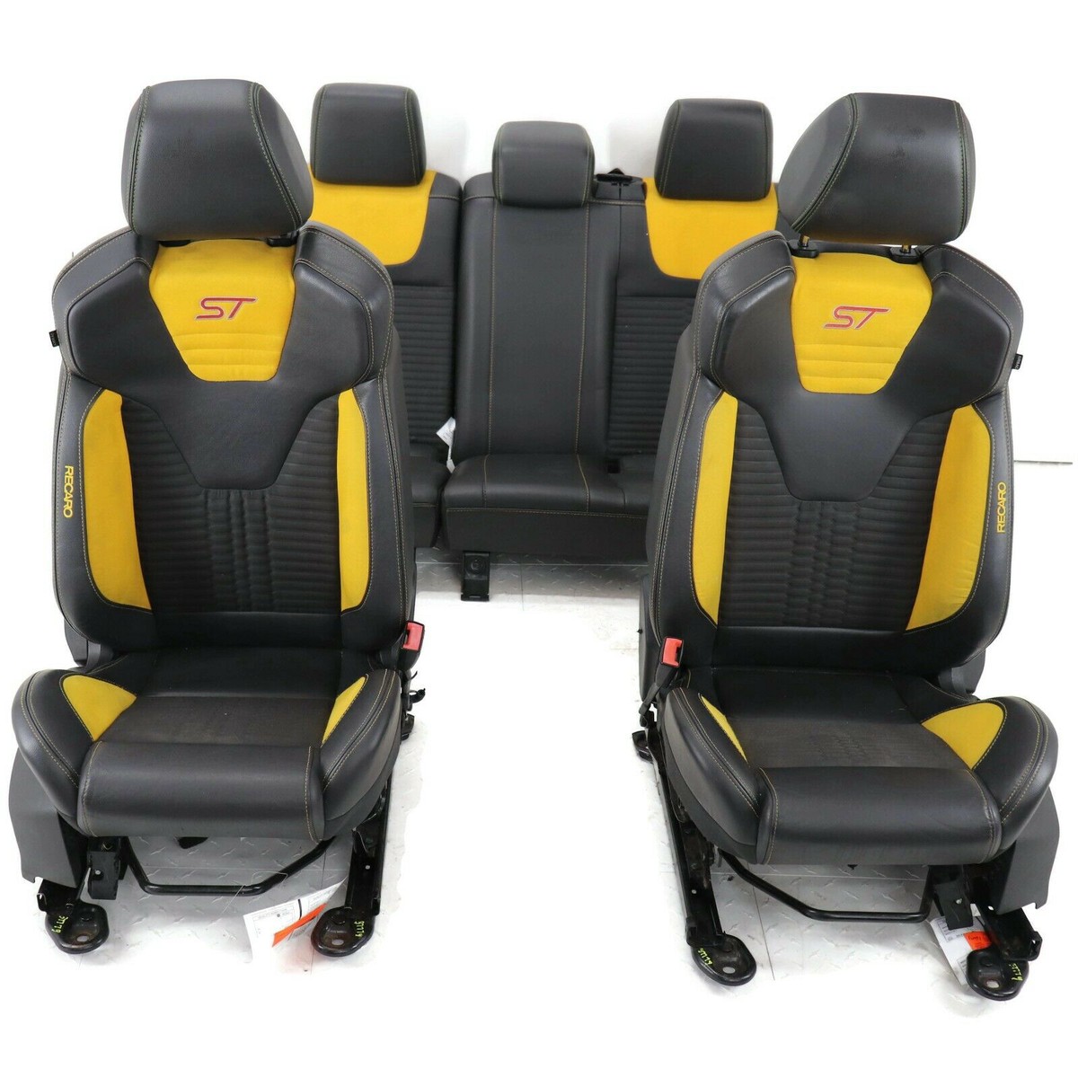 2015-2018 Ford Focus ST Recaro Front Rear Driver Passenger Side Seat Set